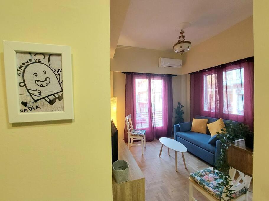 Cozy Bright New Apartment Афины Экстерьер фото